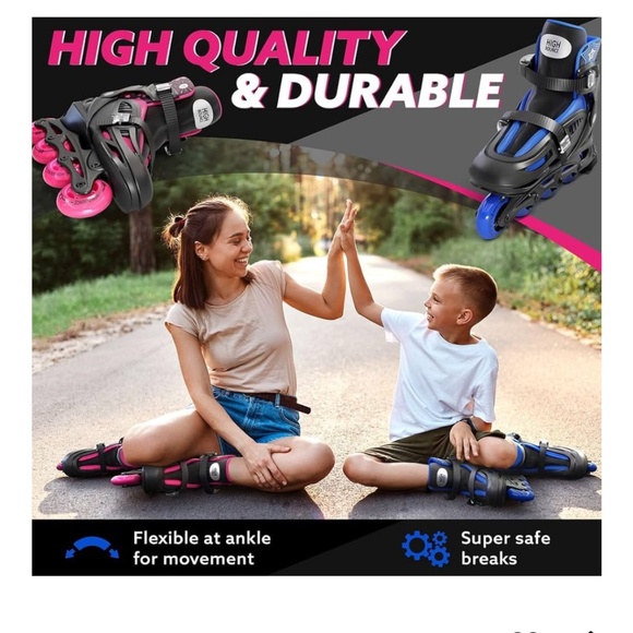 NIB Inline Skates (Sz 2-5) Roller blades - Picture 8 of 16